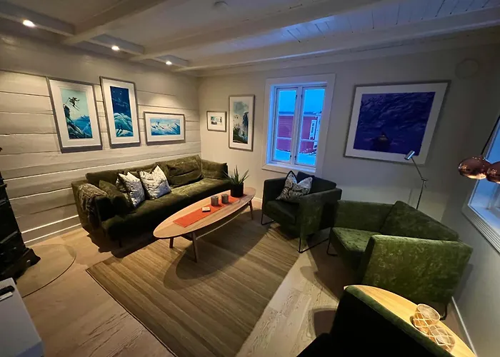 Kjosen Lodge, Lyngen. Dom wakacyjny Lyngseidet
